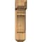 Ekena Millwork Olympic Craftsman Smooth Bracket w/ Offset Brace, Western Red Cedar, 7 1/2"W x 20"D x 28"H BKT0806X20X28OLY04SWR - alternate 2